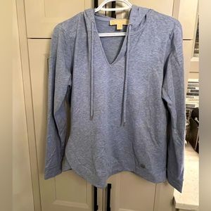Michael Kors hoodie. Scalloped bottom. Well worn. Soft.